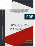 Book Shop Managemen: Report-By