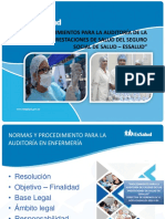 Auditoría de calidad en prestaciones de salud de Essalud