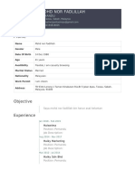 Profile: Mohd Nor Fadlillah