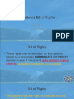 A Patient's Bill of Rights