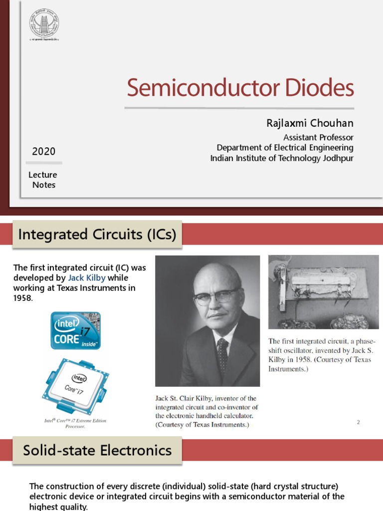Presentation Semiconductor Diodes | PDF | Semiconductors | Gallium Arsenide
