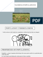 Understanding Populations: Section 1