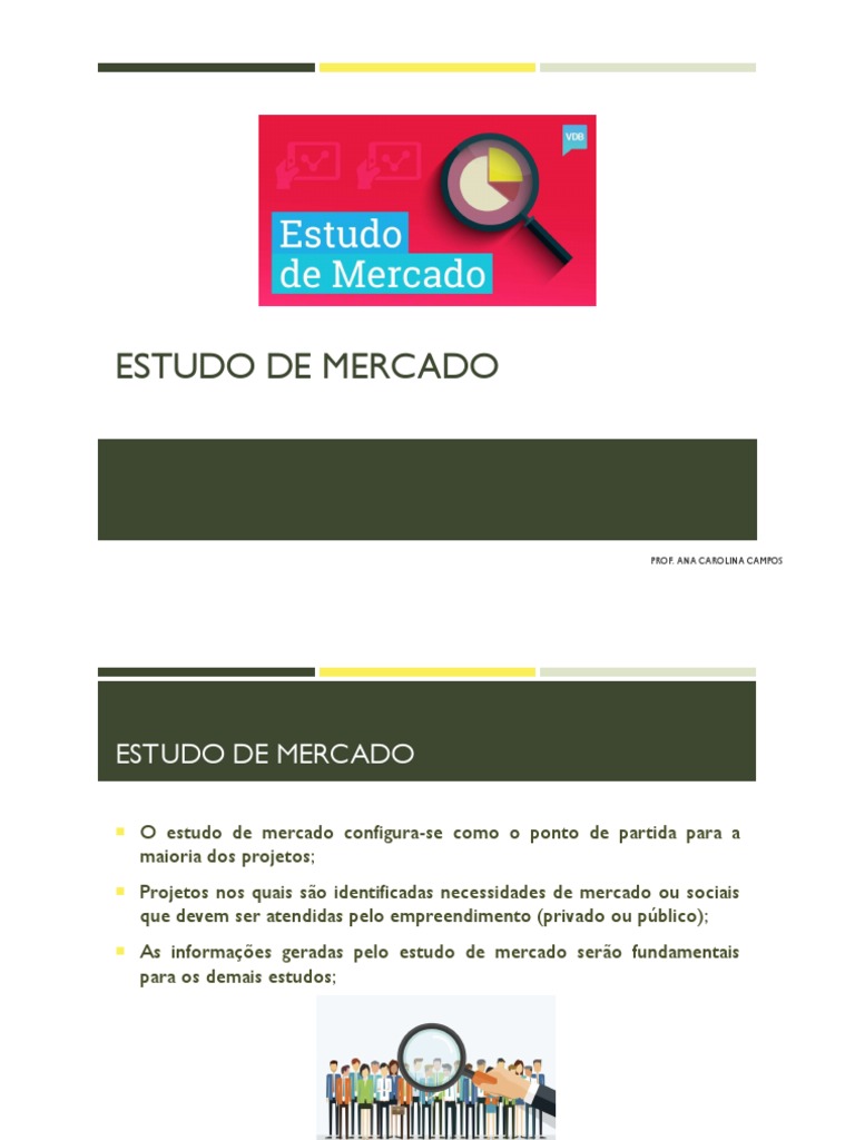 Estudo de Mercado: Conceitos e Objetivos | PDF | Mercado (economia ...