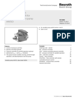 Controllers Devices DR, DP, FR and DFR For Variable Axial Piston Pump A4Vso