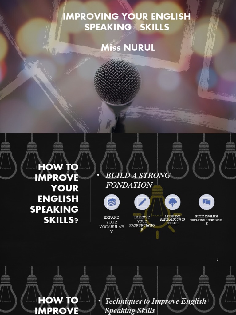 Enhance Your English Speaking Skills | PDF | Linguistics
