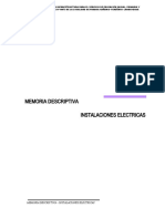 Memoria Descriptiva - Instalaciones Electricas - Pamaca