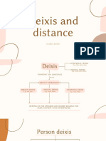 Deixis and Distance