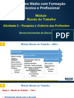 Mundo Do Trabalho - Profissões - 14092018