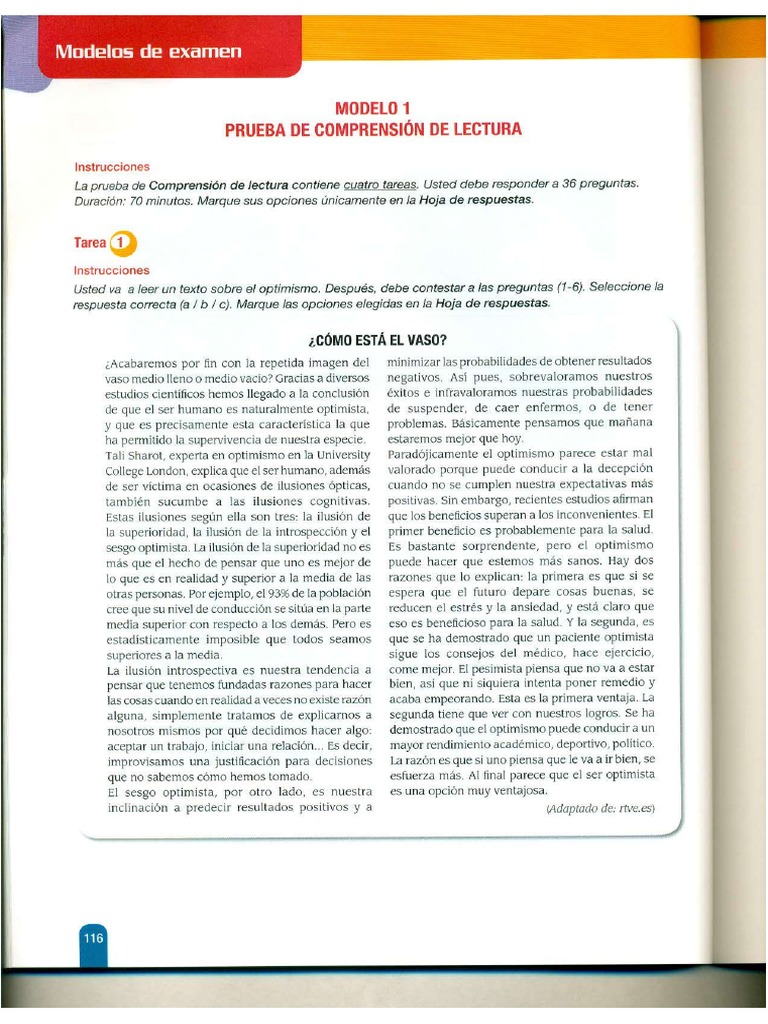 Modelo de Exámen 2 B2 | PDF