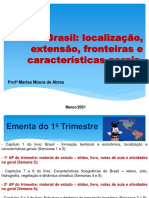 Aula 1 - Brasil - Localização e Território 7º Ano