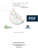 Criterios Encuesta Intercensal 2015