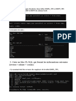 Créer Un Bloc PL/SQL Qui Fournit Les Informations Suivantes (Revenu Salaire + Comm)