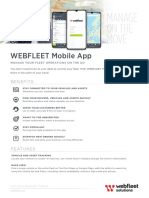 TTT Webfleet Mobile Datasheet
