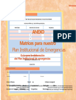 Plan Institucional de Emergencias (Para Llenar)