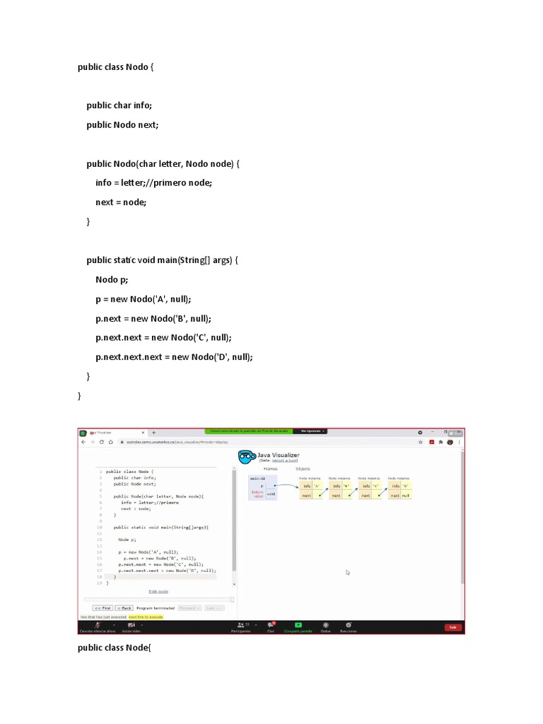 Java Linked List Node Implementation | PDF