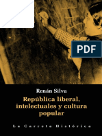 República Liberal, Intelectuales y Cultura Popular