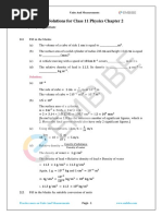 CBSE NCERT Solutions For Class 11 Physics Chapter 2: Back of Chapter Questions