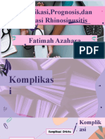 Komplikasi, Prognosis, Dan Edukasi Rhinosinusitis