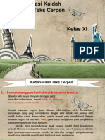 Kaidah Kebahasaan Teks Cerpen