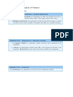 9.3 One Factor Analysis of Variance