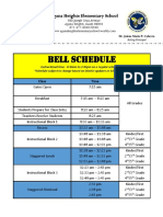 Bell Schedule Ahes Sy 21-22