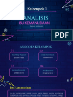 PPT kelompok 1 Analisis isu kemanusiaan twitter