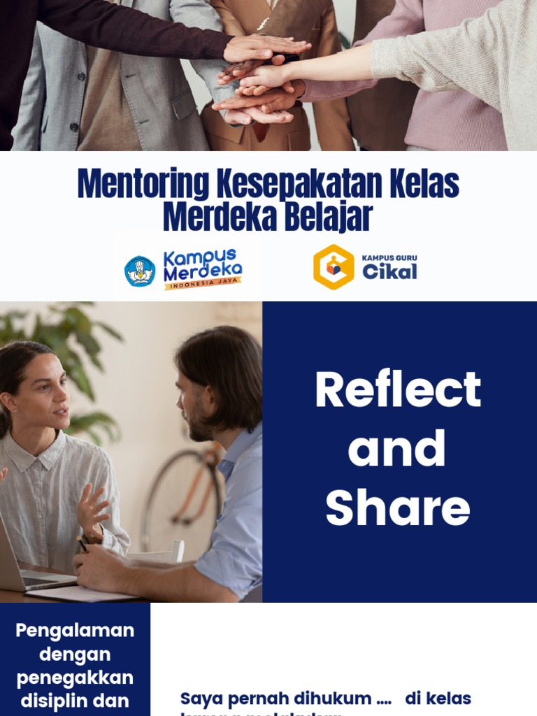 Slide Mentoring Kesepakatan Kelas Merdeka Belajar | PDF | Seni ...
