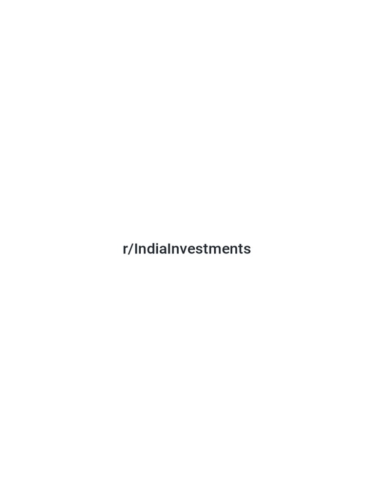Reddit Investment Wiki | PDF | Credit Card | Market Liquidity