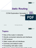 Static Routing CCNA Exploration Semester 2 Chapter 2