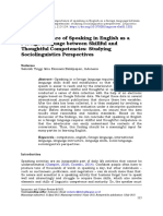 The Importance of Speaking in English As A Foreign Language Between Skillful and Thoughtful Competencies: Studying Sociolinguistics Perspectives