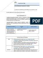 Planeación y control en la universidad