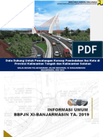 Informasi Jalan Nasional BBPJN Xi 2019