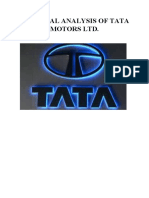 Financial Analysis of Tata Motors LTD