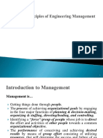 Principles of Engineering Management