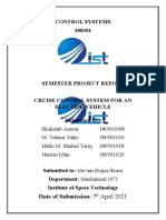 Control Systems Project Report (180501008) (180501016) (180501018) (180501020)