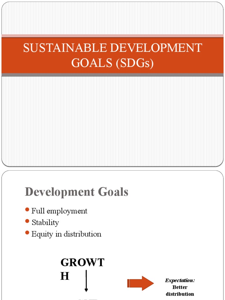Understanding Sustainable Development Goals | PDF