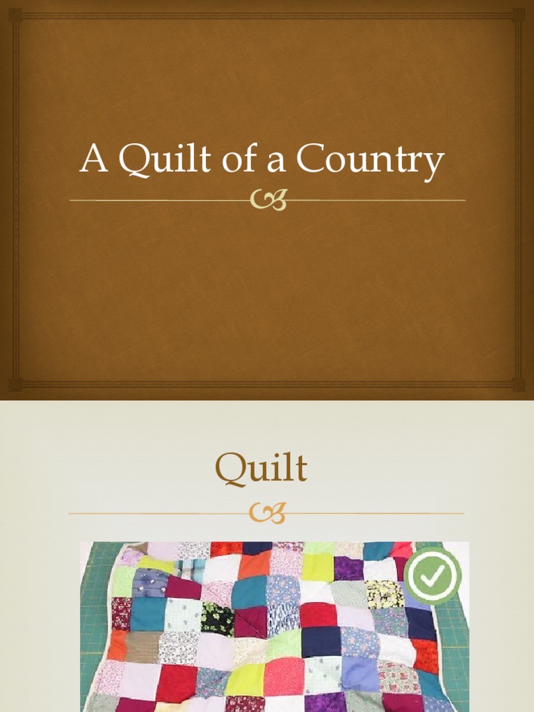 A Quilt of A Country PDF