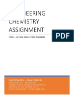 Engineering Chemistry Assignment: Topic - Octane and Cetane Numbers