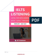 (Sachphotos - Com) Ielts Istening Actual Test (February-May 2021)