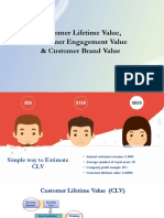 Customer Lifetime Value, Customer Engagement Value & Customer Brand Value