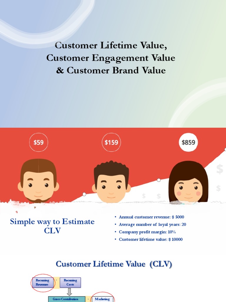 Customer Lifetime and Engagement Value | PDF | Microeconomics ...