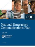 National Emergency Communications Plan