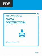 ICDL Data Protection Syllabus