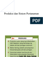 Kuliah 5. Produksi Dan Sistem Pertanaman