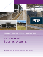 Covered Housing Systems: Feedlot Design and Construction