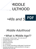 Middle Adulthood