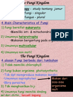 Mycology - Study Tentang Jamur: Fungi - Singular Fungus - Plural