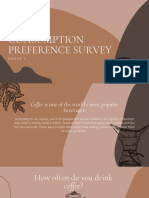 Coffee Consumption Preference Survey