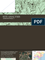 Site Analysis: Architectural Design - 2