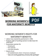 WORKING WOMEN’S RIGHTS FOR MATERNITY BENEFITS (1)